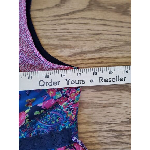 1989 Place Patchwork Dress Girls XL/14 GUC - Picture 5 of 9